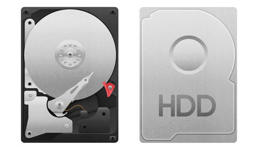 Drive types: HDD