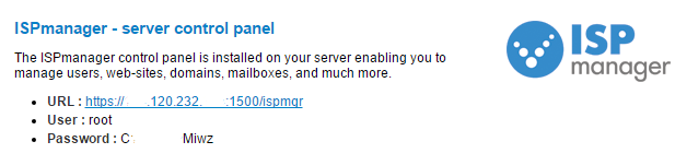 ISPmanager Frequently Asked Service Questions | ISPserver